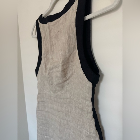 DISSH NWT ZURI NATURAL LINEN MAXI DRESS - Picture 7 of 9